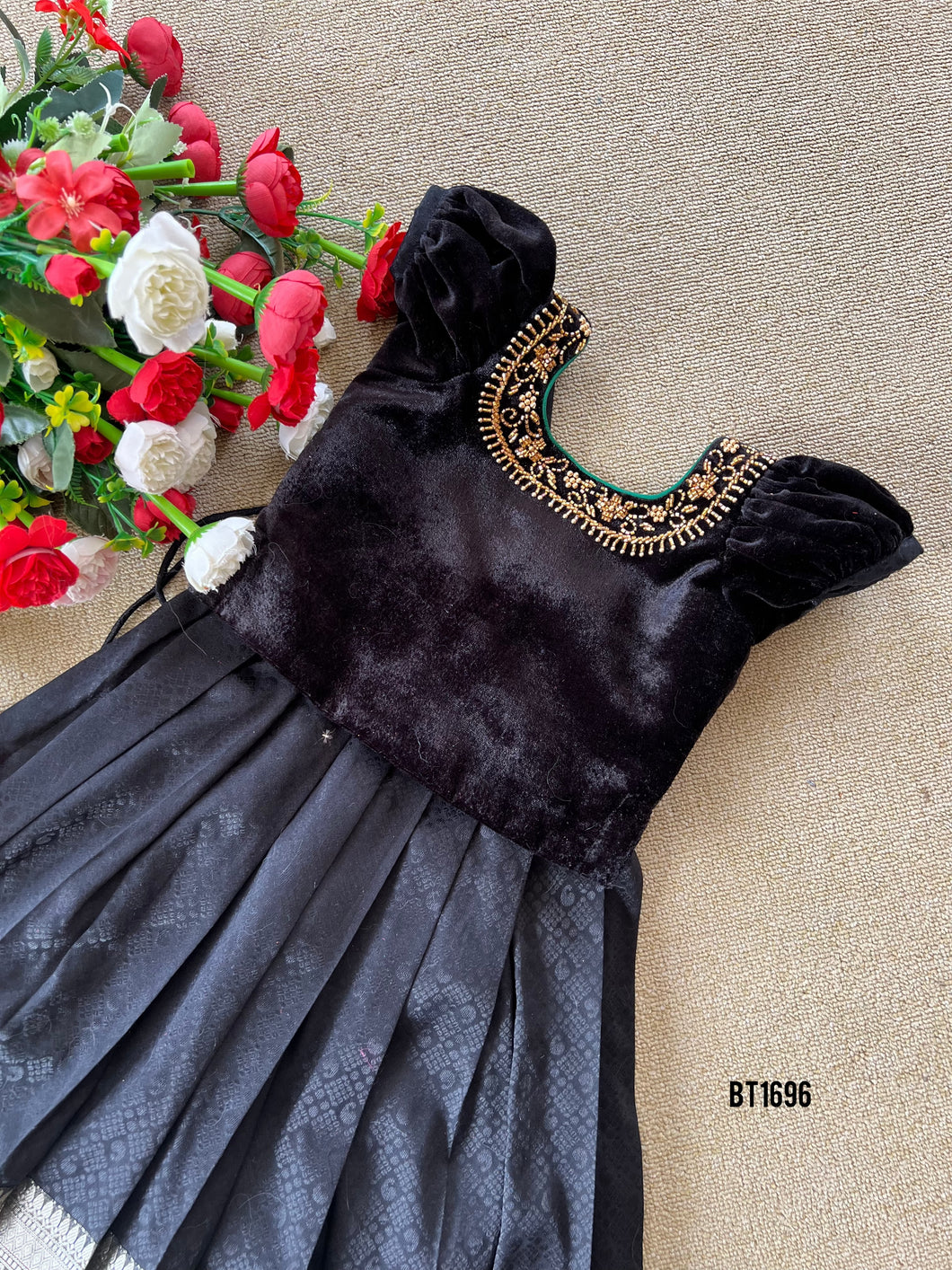 BT1696 Regal  Baby Party Dress - Elegance Unveiled