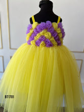 Load image into Gallery viewer, BT1701 Sunshine & Lavender Blooms Dress - The Essence of Joy