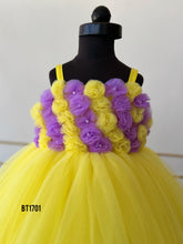 Load image into Gallery viewer, BT1701 Sunshine & Lavender Blooms Dress - The Essence of Joy