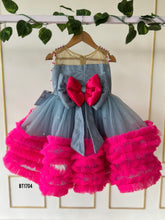 Load image into Gallery viewer, BT1704 Blossoming Glamour Birthday Party Wear Frock