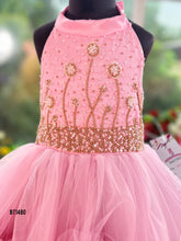 Load image into Gallery viewer, BT1480 Royal Rose Gold Rapture Dress - Luxurious Layers for Little Ladies