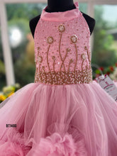 Load image into Gallery viewer, BT1480 Royal Rose Gold Rapture Dress - Luxurious Layers for Little Ladies