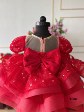 Load image into Gallery viewer, BT1481 Ruby Ruffles Gala Dress
