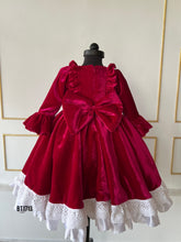 Load image into Gallery viewer, BT1713 Velvet Winter Party Wear For Baby Girls