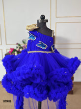 Load image into Gallery viewer, BT1486 Sapphire Elegance Dress - Dazzle in a Deep Blue Dream!
