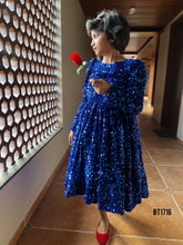 Load image into Gallery viewer, BT1716 Bling Party Wear Frock For Baby Girls