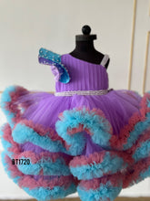 Load image into Gallery viewer, BT1720 Mystic Mermaid Ruffle Dress - Ocean Whispers Collection