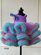 Load image into Gallery viewer, BT1720 Mystic Mermaid Ruffle Dress - Ocean Whispers Collection
