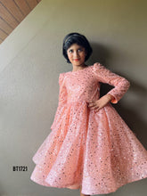Load image into Gallery viewer, BT1721 Bling Winter Party Wear For Baby Girls