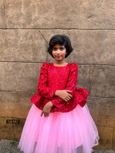 Load image into Gallery viewer, BT1728 Ruby Rapture Party Dress - For the Little Lady
