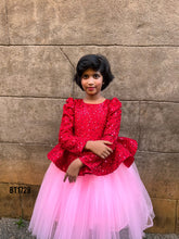 Load image into Gallery viewer, BT1728 Ruby Rapture Party Dress - For the Little Lady