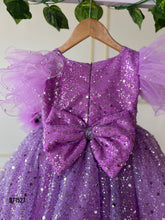 Load image into Gallery viewer, BT1527 Enchanted Lilac Sparkle Dress - Perfect for Your Princess&#39;s Special Moments
