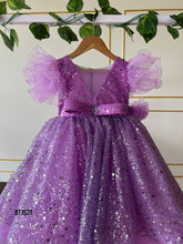 Load image into Gallery viewer, BT1527 Enchanted Lilac Sparkle Dress - Perfect for Your Princess's Special Moments