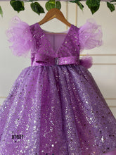 Load image into Gallery viewer, BT1527 Enchanted Lilac Sparkle Dress - Perfect for Your Princess's Special Moments
