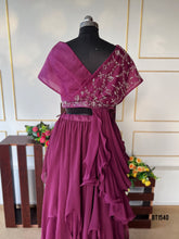 Load image into Gallery viewer, BT1540 Radiant Ruffles: Chic Mother & Child Gown Duo