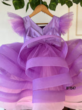 Load image into Gallery viewer, BT1547 Lilac Whisper: Fairy-Tale Flutter Party Dress