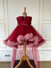 Load image into Gallery viewer, BT1793 Regal Ruby Blossom Gown