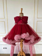 Load image into Gallery viewer, BT1793 Regal Ruby Blossom Gown