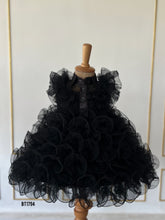 Load image into Gallery viewer, BT1794 Midnight Blossom Flair Dress for Little Fashion Icons