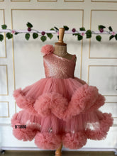 Load image into Gallery viewer, BT1800 Enchanted Pink Princess Gown - Baby Party Wear