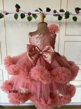 Load image into Gallery viewer, BT1800 Enchanted Pink Princess Gown - Baby Party Wear