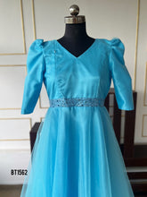 Load image into Gallery viewer, BT1562 Enchanted Azure Elegance: A Fairy Tale Pair