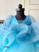 Load image into Gallery viewer, BT1562 Enchanted Blue Princess - Sparkle Tulle Party Dress