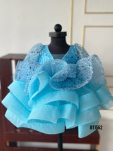 Load image into Gallery viewer, BT1562 Enchanted Blue Princess - Sparkle Tulle Party Dress