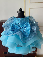 Load image into Gallery viewer, BT1562 Enchanted Blue Princess - Sparkle Tulle Party Dress