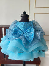 Load image into Gallery viewer, BT1562 Enchanted Blue Princess - Sparkle Tulle Party Dress