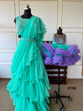Load image into Gallery viewer, BT1380 Aquatic Enchantment: Mermaid Mom & Baby Twirl Dress Duo