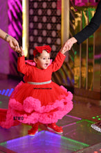 Load image into Gallery viewer, BT1813 Crimson Joy Festive Frock - Celebrate in Style