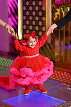 Load image into Gallery viewer, BT1813 Crimson Joy Festive Frock - Celebrate in Style