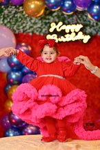 Load image into Gallery viewer, BT1813 Crimson Joy Festive Frock - Celebrate in Style