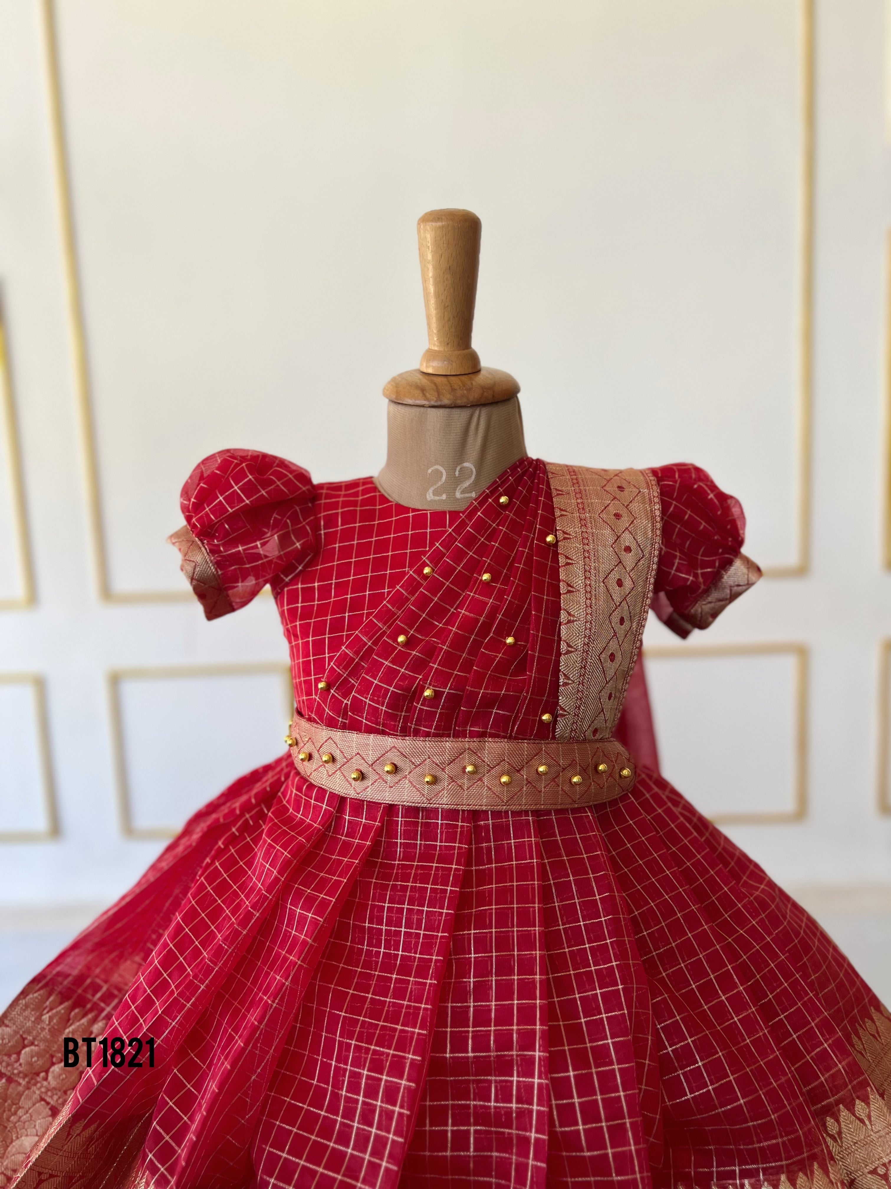 BT1821 Ethic Traditional Wear For Baby Girls