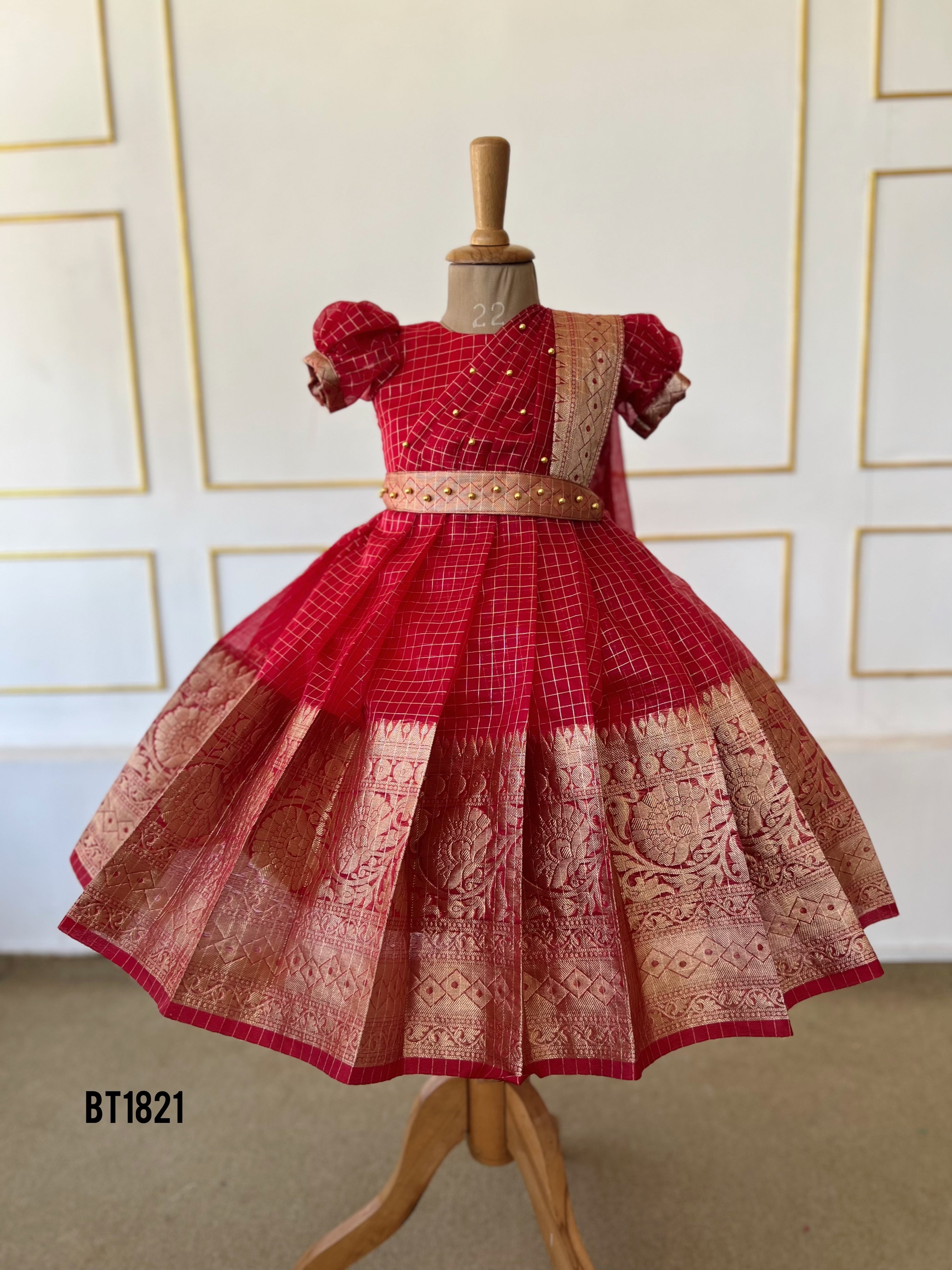 BT1821 Ethic Traditional Wear For Baby Girls