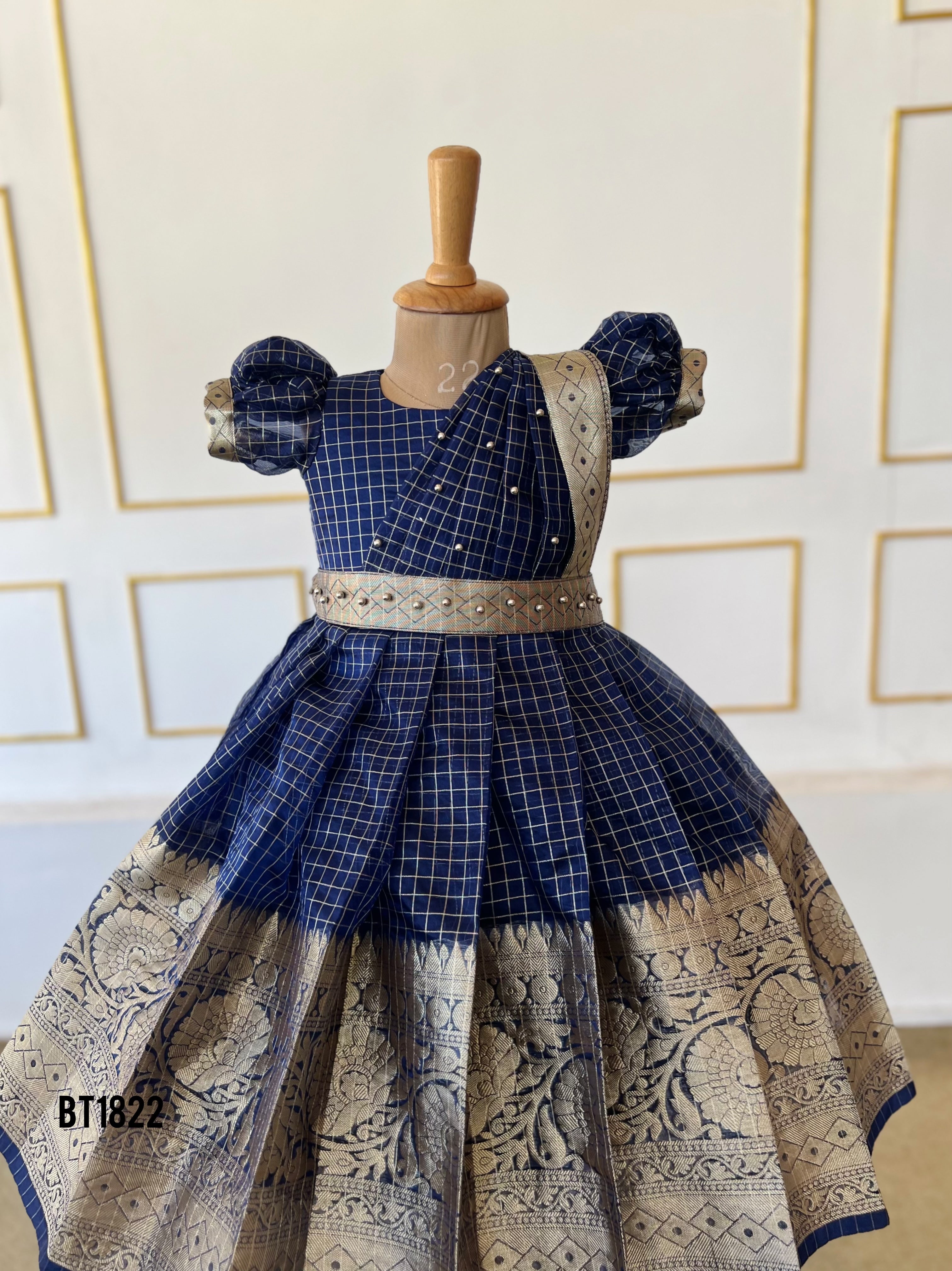 BT1822 Ethic Traditional Wear For Baby Girls