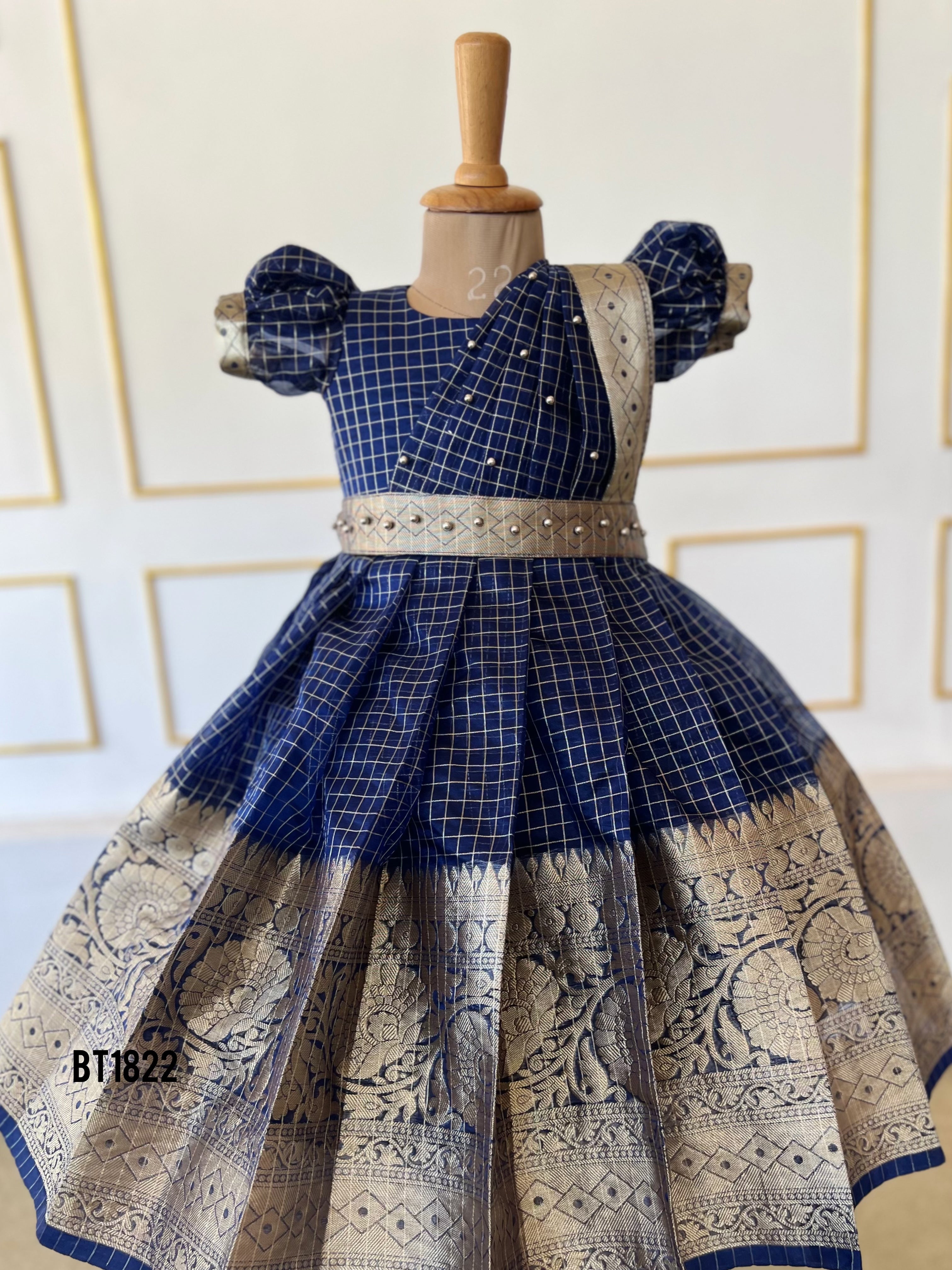 BT1822 Ethic Traditional Wear For Baby Girls