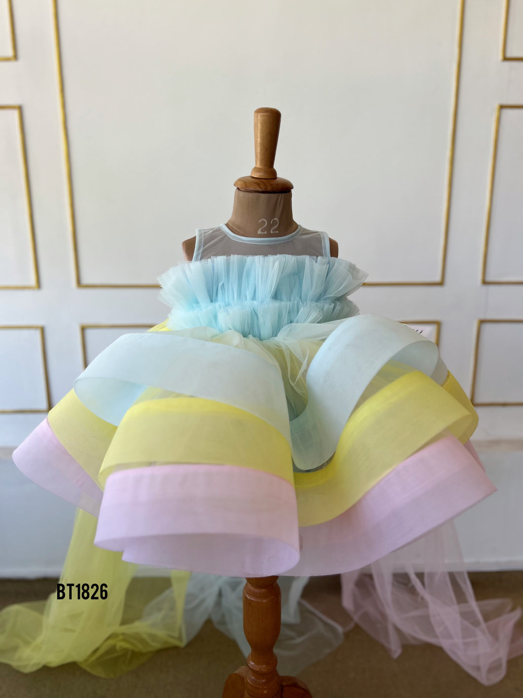 BT1826 Pastel Perfection Party Dress for Little Trendsetters