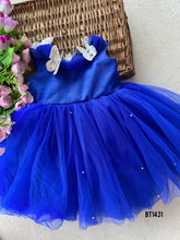 Load image into Gallery viewer, BT1431 Royal Rhapsody: A Sapphire Dream Dress for Little Ladies