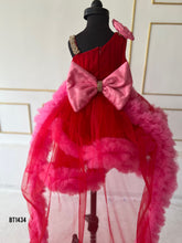 Load image into Gallery viewer, BT1434 Ruby Ruffles Gala Gown - Feathered Fantasy
