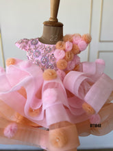 Load image into Gallery viewer, BT1848 Petal Promenade: Pastel Pink Floral Dream Dress