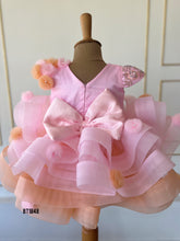 Load image into Gallery viewer, BT1848 Petal Promenade: Pastel Pink Floral Dream Dress
