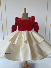 Load image into Gallery viewer, BT1850 Royal Red &amp; Ivory Elegance - Timeless Mommy &amp; Me Gowns
