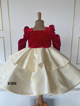 Load image into Gallery viewer, BT1850 Royal Red & Ivory Elegance - Timeless Mommy & Me Gowns