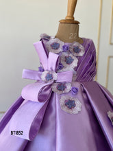 Load image into Gallery viewer, BT1852 Lavender Elegance Gown - Enchanting Whirls of Purple Splendor!
