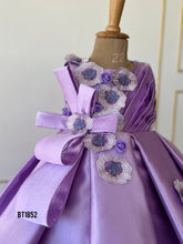 Load image into Gallery viewer, BT1852 Lavender Elegance Gown - Enchanting Whirls of Purple Splendor!