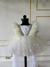 Load image into Gallery viewer, BT1437 Star Theme White Party Wear Frock