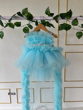 Load image into Gallery viewer, BT1438 Name Embossed Long Trail Party wear