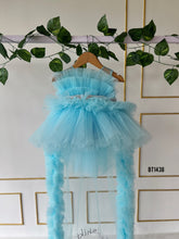 Load image into Gallery viewer, BT1438 Name Embossed Long Trail Party wear